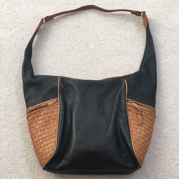 brio Handbags - Vintage Brio Leather Hobo Purse